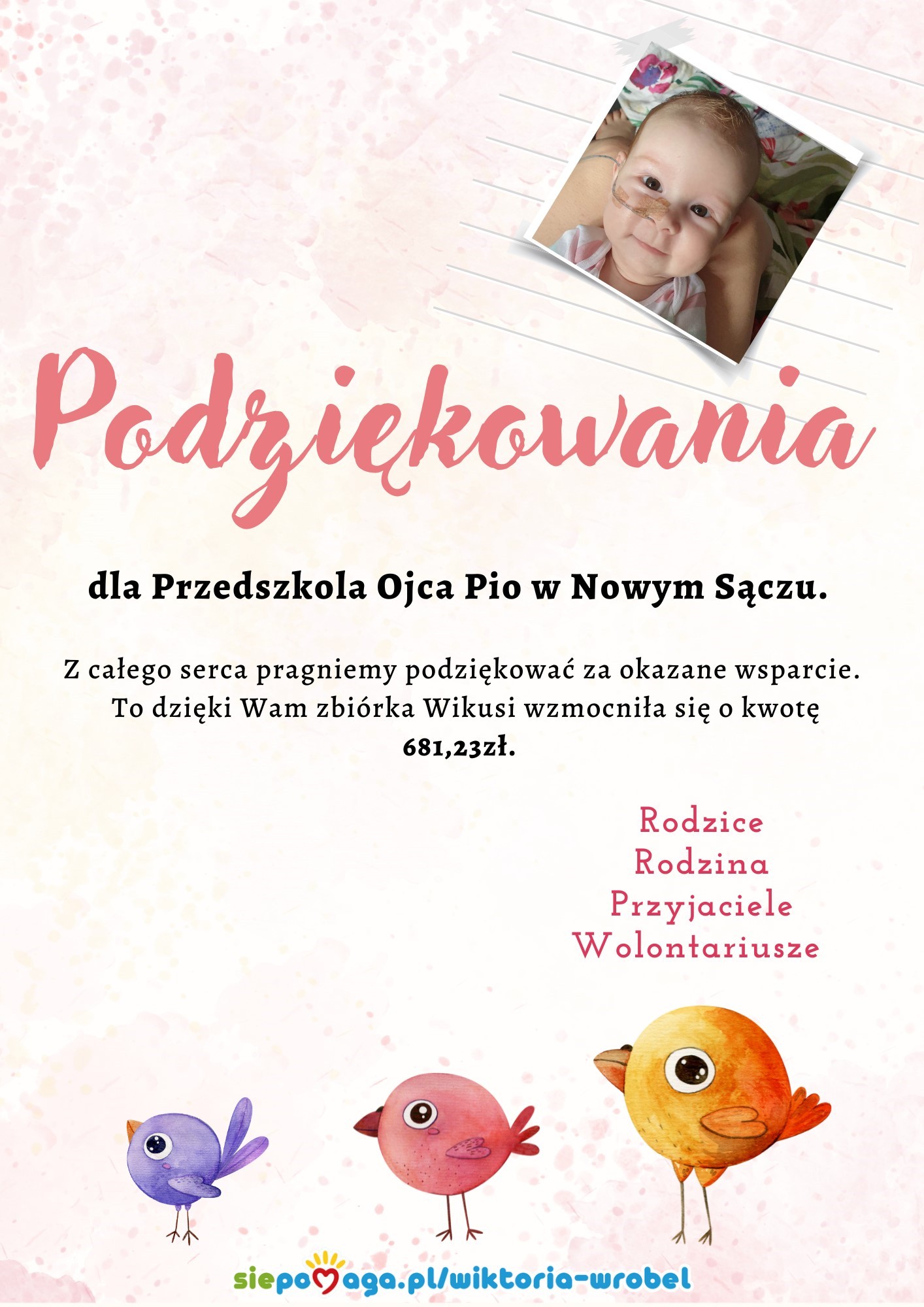 podziekowanie